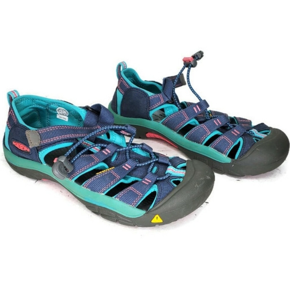 Keen Womens Sandals Sz 5 Newport H2 Sport Waterproof Turquoise Aqua Purple Pink